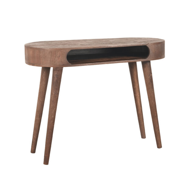 0Bureau Bella 120x42x77 cm Espresso Mangohout