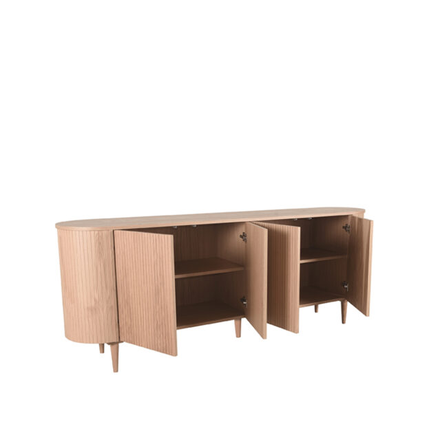 0Dressoir Oliva 220x47x85 Cm Naturel Eiken Perspectief2