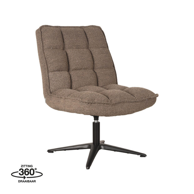 0Fauteuil Vince Bruin Boucle 63x74x91 cm Perspectief 360