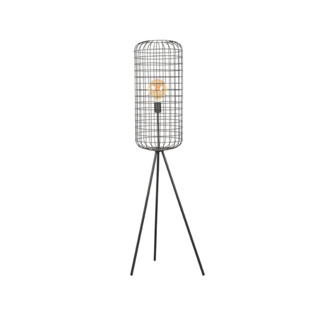 0Vloerlamp Solido Zwart 31x31x146 cm Voorkant12