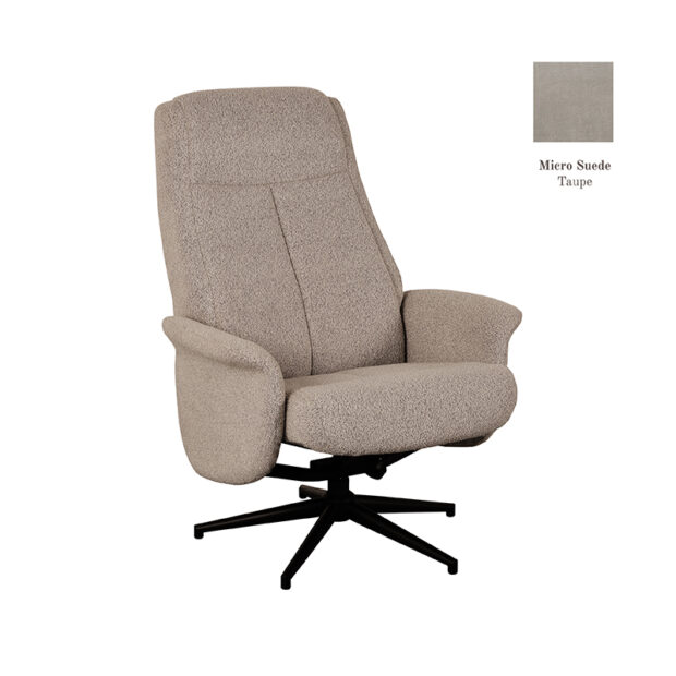 0fauteuil bergen 77x76x105 cm taupe micro suede perspectief