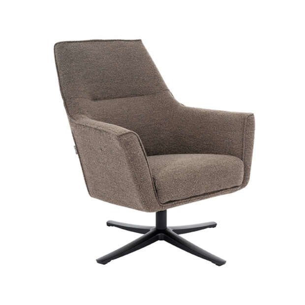 0fauteuil tod bruin boucle 76x75x90 cm