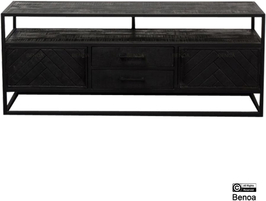 jax 2 door 2 drawer tv cabinet black 150 2 1