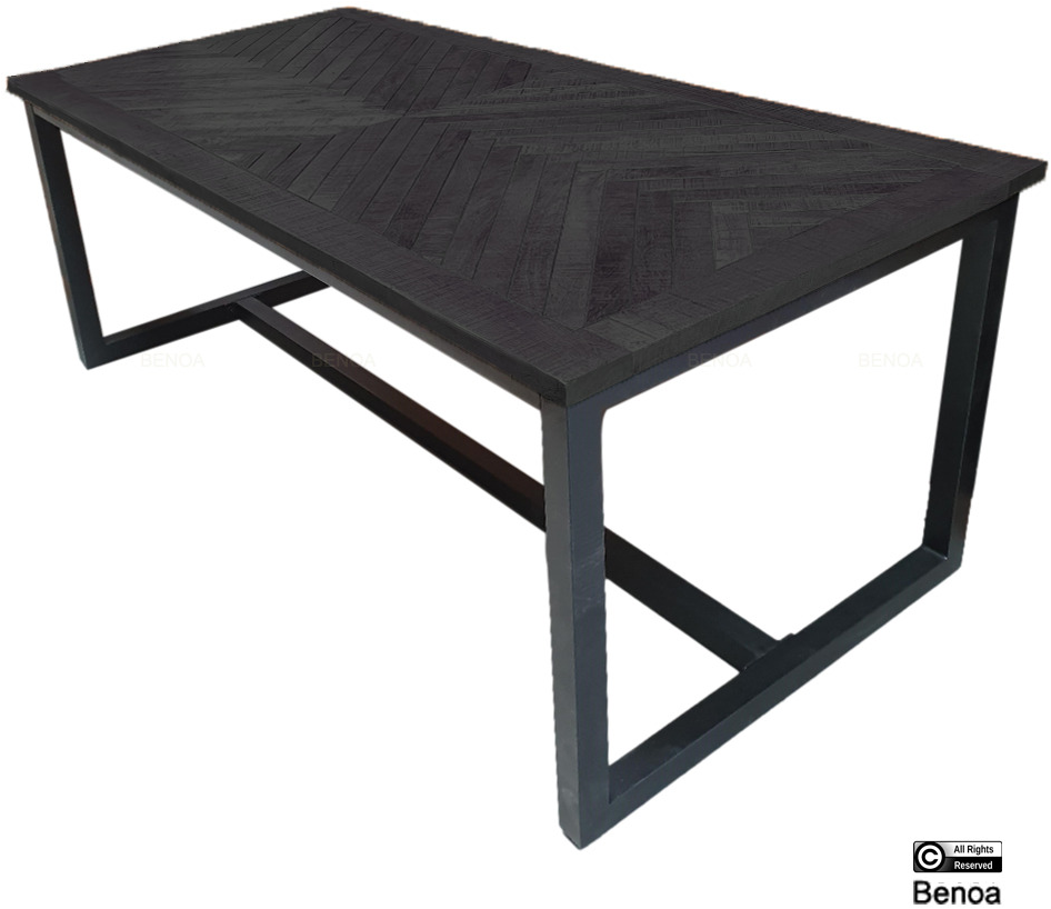 jax dining table black 160