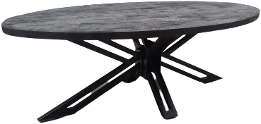 yana elipse coffee table black 130